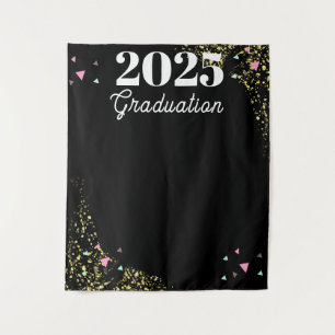 Tapete De Parede Confete Brilhante Fundo de Graduação
