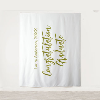 Tapete De Parede Congratulations graduate golden name class 20XX si