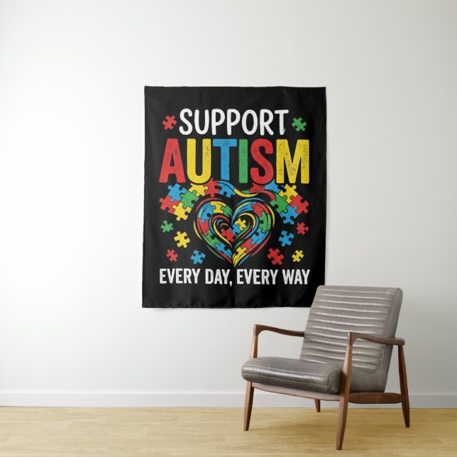 Tapete De Parede Conscientização do autismo (In Situ)