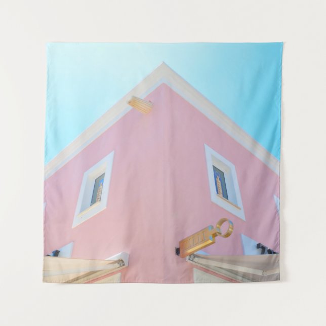 TAPETE DE PAREDE CONSTRUÇÃO DE CONCRETO PINTADO (Frente)