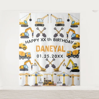 Tapete De Parede Construção Moderna Festa de Aniversário Simples pa