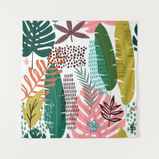Tapete De Parede Contexto tropical sem costura com Monstera