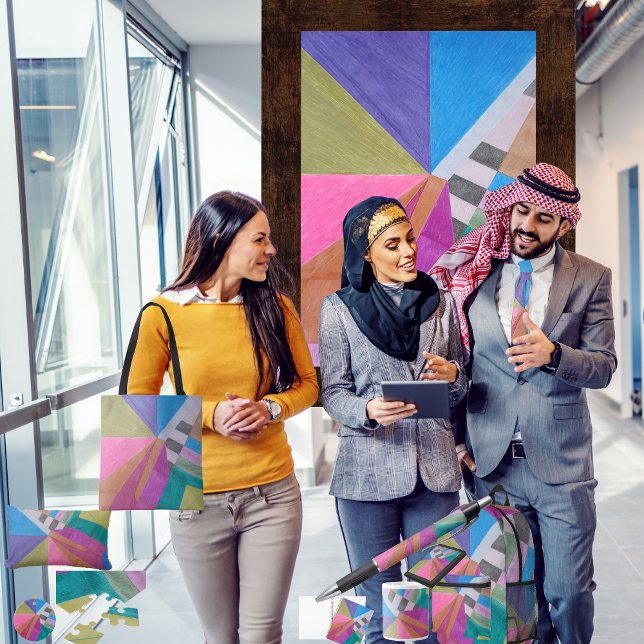 Tapete De Parede "Converge" (Get the full “Converge” collection at: https://bit.ly/SmartArtIIZazzle. )