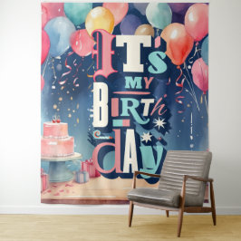 Tapete De Parede Convite para Festa de Aniversário