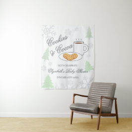 Tapete De Parede Cookies & Cocoa Baby Shower