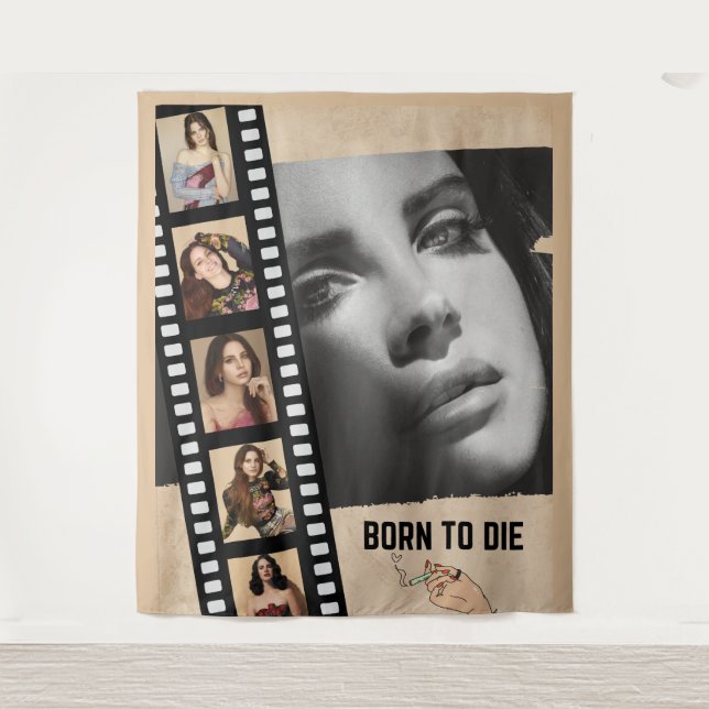 Tapete De Parede Coquette Beige Tropico 90s Aestética Lana Del Ray (Frente)