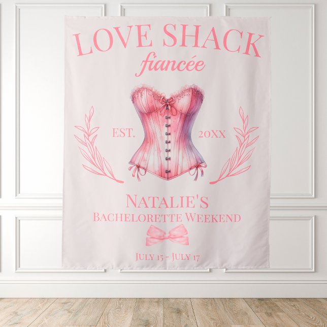 Tapete De Parede Coquette Girly Arco Corset Social Club Bachelorett (Criador carregado)