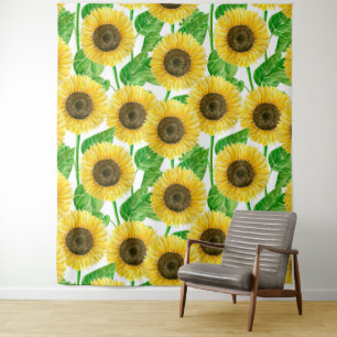 Tapete De Parede Cor d'água do Sunflower