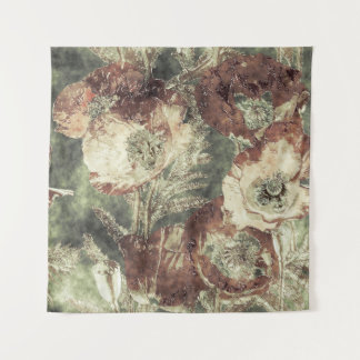 Tapete De Parede cor d'água e floral colorido gráfico