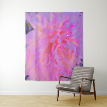 Cor-de-rosa-quente elegante e Dália decorativa mag