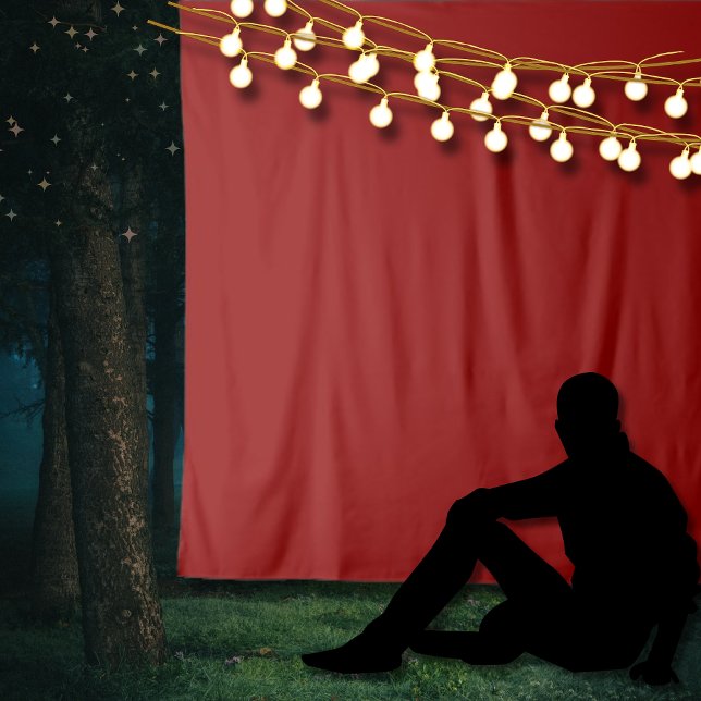 Tapete De Parede Cor Sólida do Veludo Vermelho | Clássico | Elegant (Criador carregado)