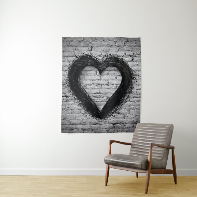 Tapete De Parede Coração à esquerda, n.o 02 (In Situ)