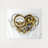 Coração Steampunk com Manômetro