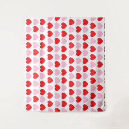 Tapete De Parede Corações Vermelhos e Rosas no Dia dos Namorados