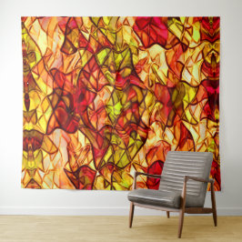 Tapete De Parede Cordas cruzadas escondidas sob um tecido vermelho