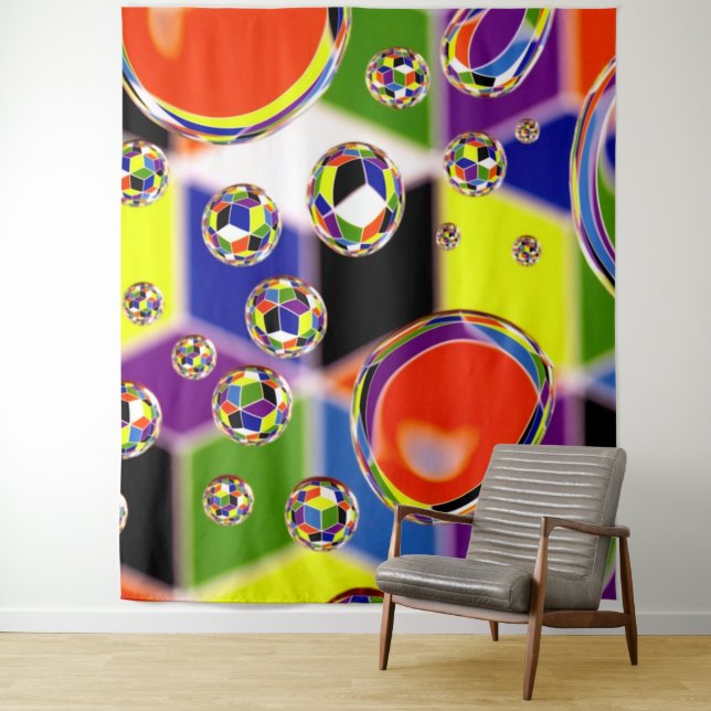 Tapete De Parede Cores Primárias Arte (In Situ)