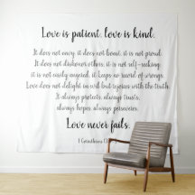 Coríntios Verso, O Amor é Paciente (preto no branc