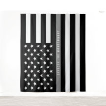 Correção Bandeira Americana Thin Gray Line Aposent