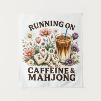 Tapete De Parede Correndo em Cafeína & Mahjong