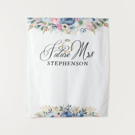 Tapete De Parede Cortina de Fundo para Chá de Noiva da Futura Sra. 