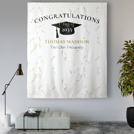 Tapete De Parede Cortinas Modernas Falsas de Graduação Fundo Preto