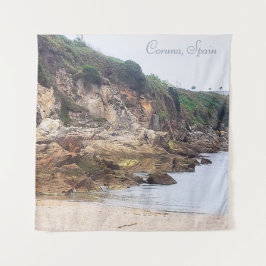 Tapete De Parede Coruna, Espanha | Vista Oceânica com Clipes Cênico