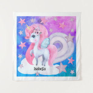 Tapete De Parede Cota-d-d-água do Arco-Íris Personalizado
