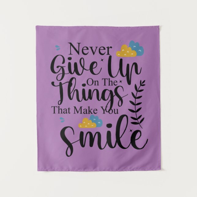 Tapete De Parede Cotações Positivas Saúde Mental (Frente)