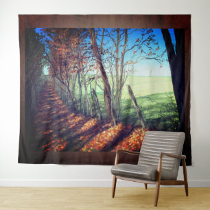 Tapete De Parede Country Road" Fine Art Landscape Impressão Tapeç