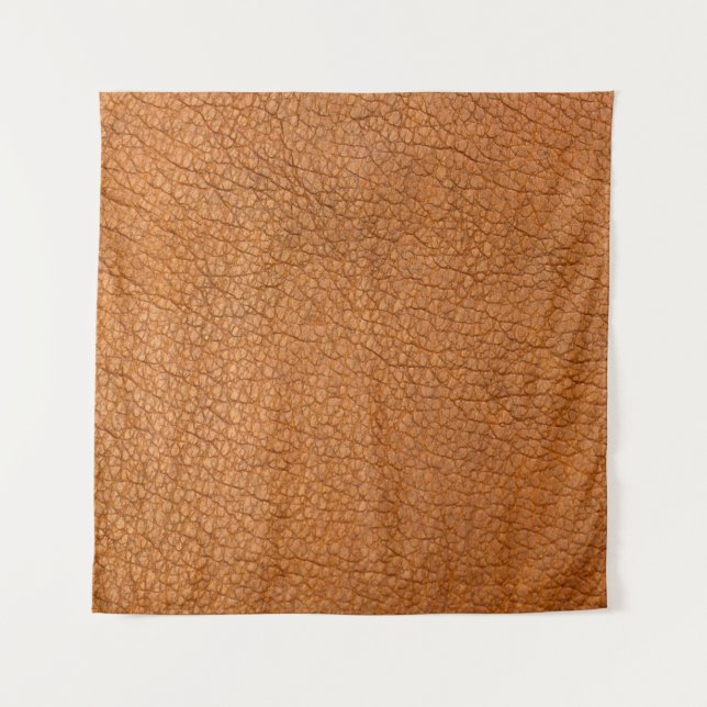 Tapete De Parede Couro castanho de fundo fechado (Frente)