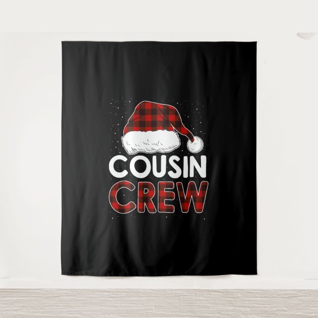 Tapete De Parede Cousin Crew de Natal de 2021 (Frente)