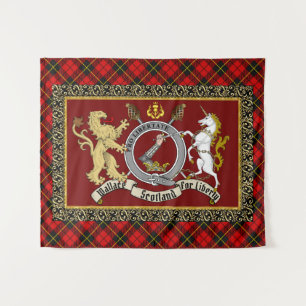 Tapete De Parede Crachá Wallace Clan & Tartan