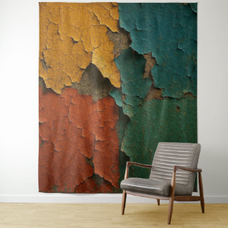 Tapete De Parede Cracked Colors Symphony – Texture Art of Time