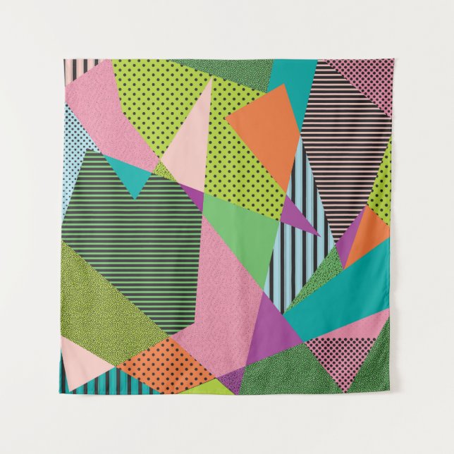 Tapete De Parede Creative Memphis Frame Modern Design (Frente)