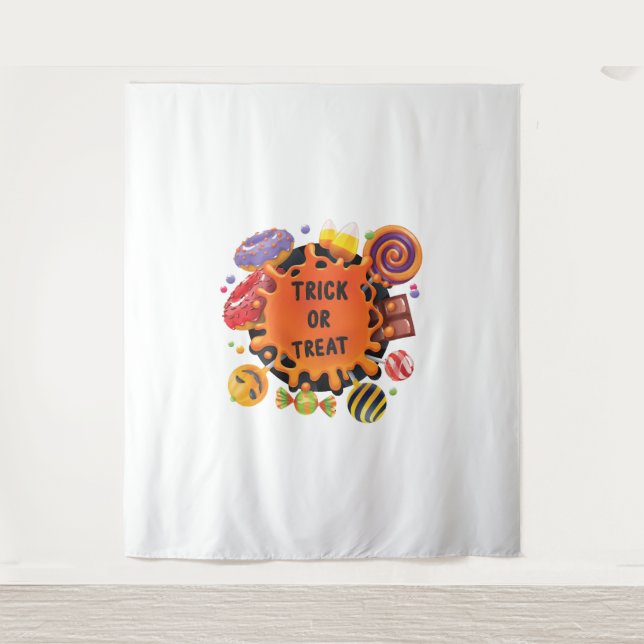 Tapete De Parede crianças do halloween (Frente)