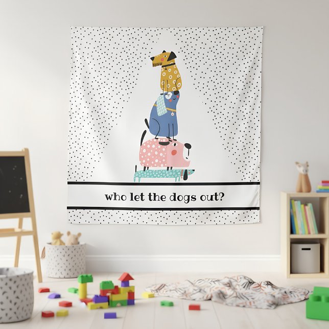 Tapete De Parede Crianças Engraçadas (funny kids wall tapestry)
