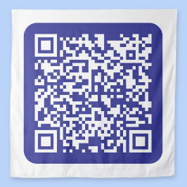 Tapete De Parede Crie um código QR escaneável | Azul escuro editáve