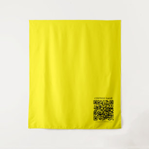 Tapete De Parede Crie um Código QR Facilmente Visto Amarelo Preto