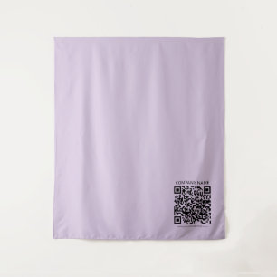 Tapete De Parede Crie um Código QR   Lilás Lavanda Claro
