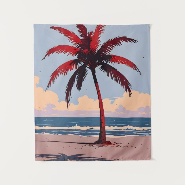 Tapete De Parede Crimson Coastline (Frente)