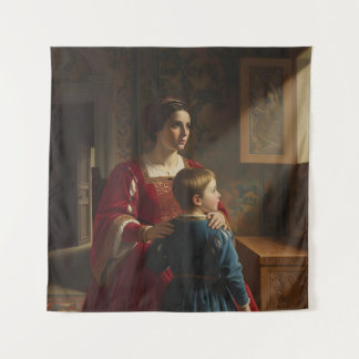 Tapete De Parede Crimson & Sapphire Whpers: Mãe Vitoriana e