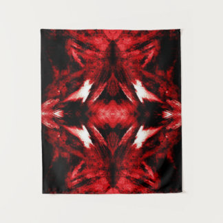 Tapete De Parede Crimson Symmetry