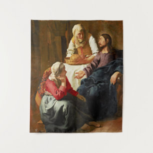 Tapete De Parede Cristo na Casa de Marta e Maria