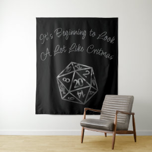 Tapete De Parede Critérios RPG Fantasy Tabletop Retro Gamer Dice