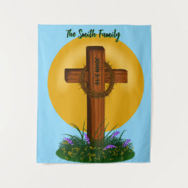 Tapete De Parede Cross and Crown of Thorns