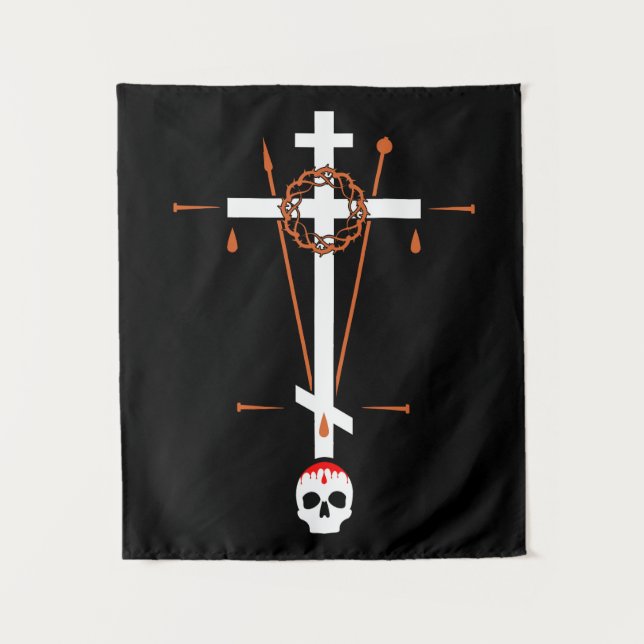 Tapete De Parede Cruz Ortodoxa Golgotha Kenose (Frente)