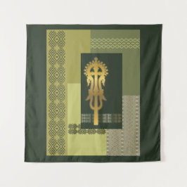 Tapete De Parede Cruz Processiva da Etiópia