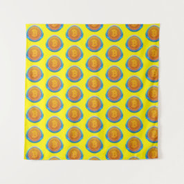 TAPETE DE PAREDE CRYPTOCURRENY BITCOIN