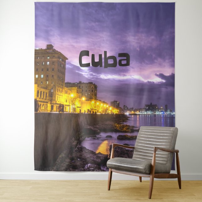 Tapete De Parede Cubana Havana - Praias À Noite (In Situ)