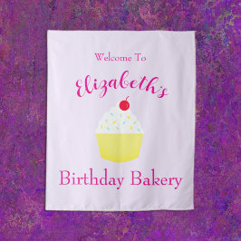 Tapete De Parede Cupcake Baking Birthday